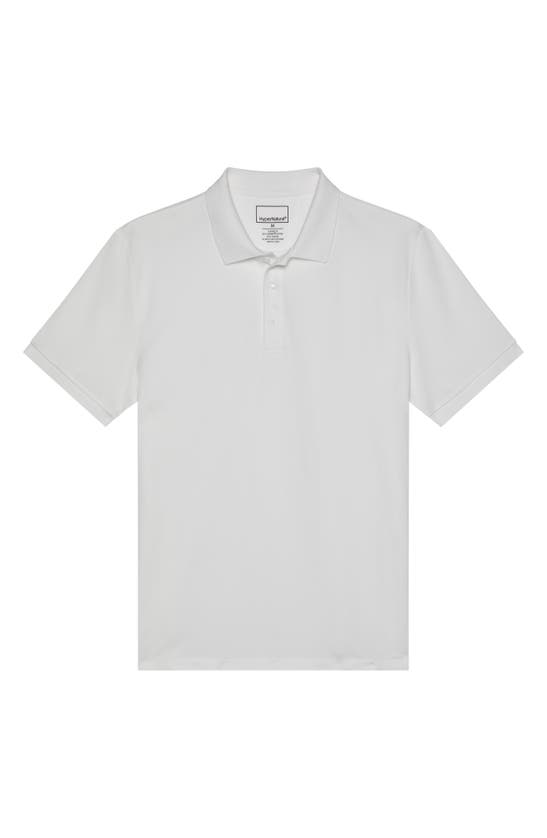 Shop Hypernatural Matterhorn Supima® Cotton Blend Polo In White