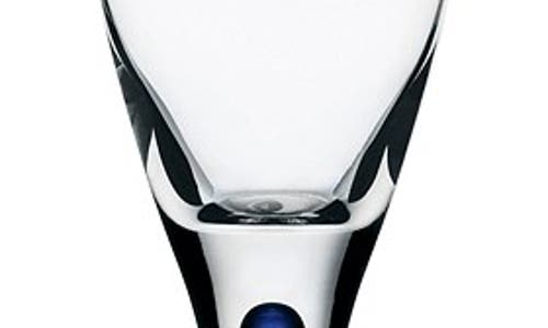 Shop Orrefors Intermezzo Champagne Flute In Clear/blue