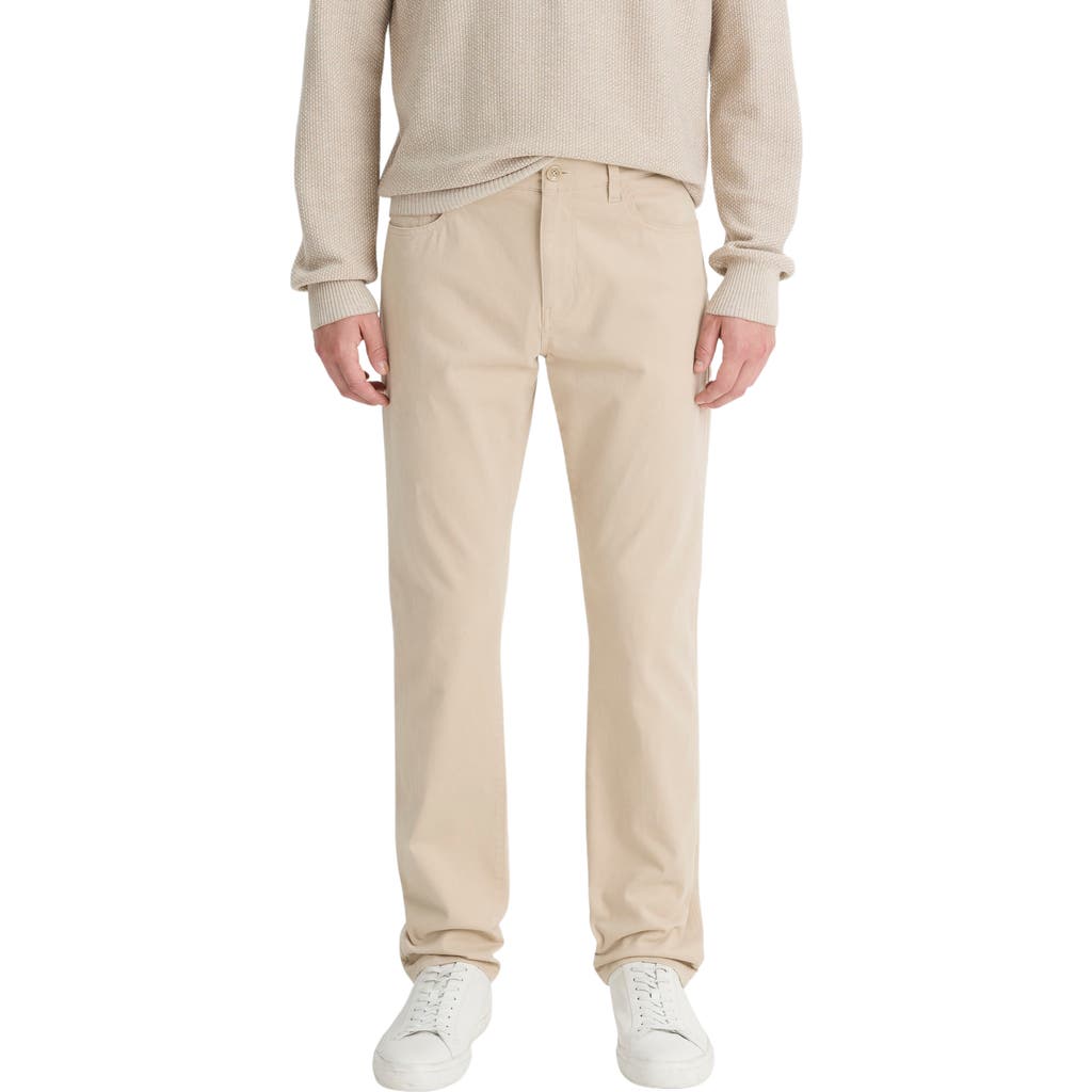 Vince Men's High Rise Straight Leg Jeans In Cahuenga Khaki