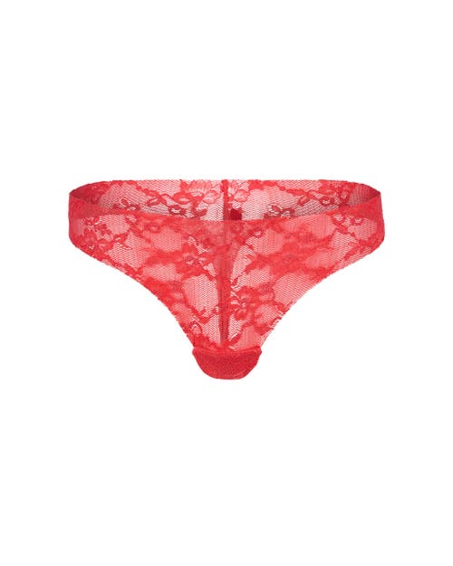 Shop Adore Me Remi Thong Panties In Dark Orange