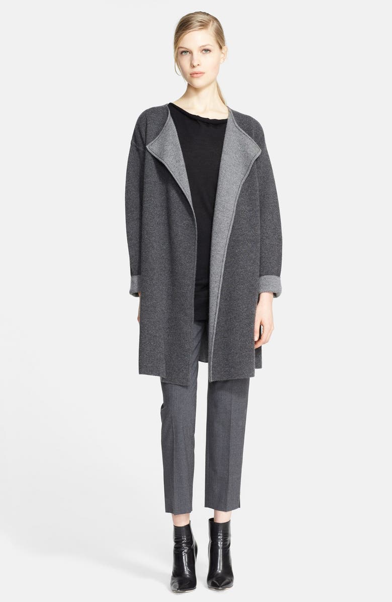 Nordstrom Signature Two-Tone Cashmere Sweater Coat | Nordstrom