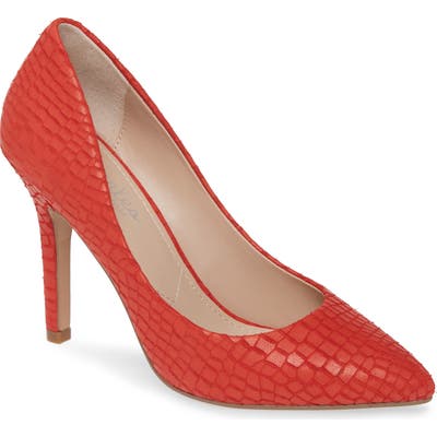 Charles By Charles David Maxx Pointy Toe Pump, Red