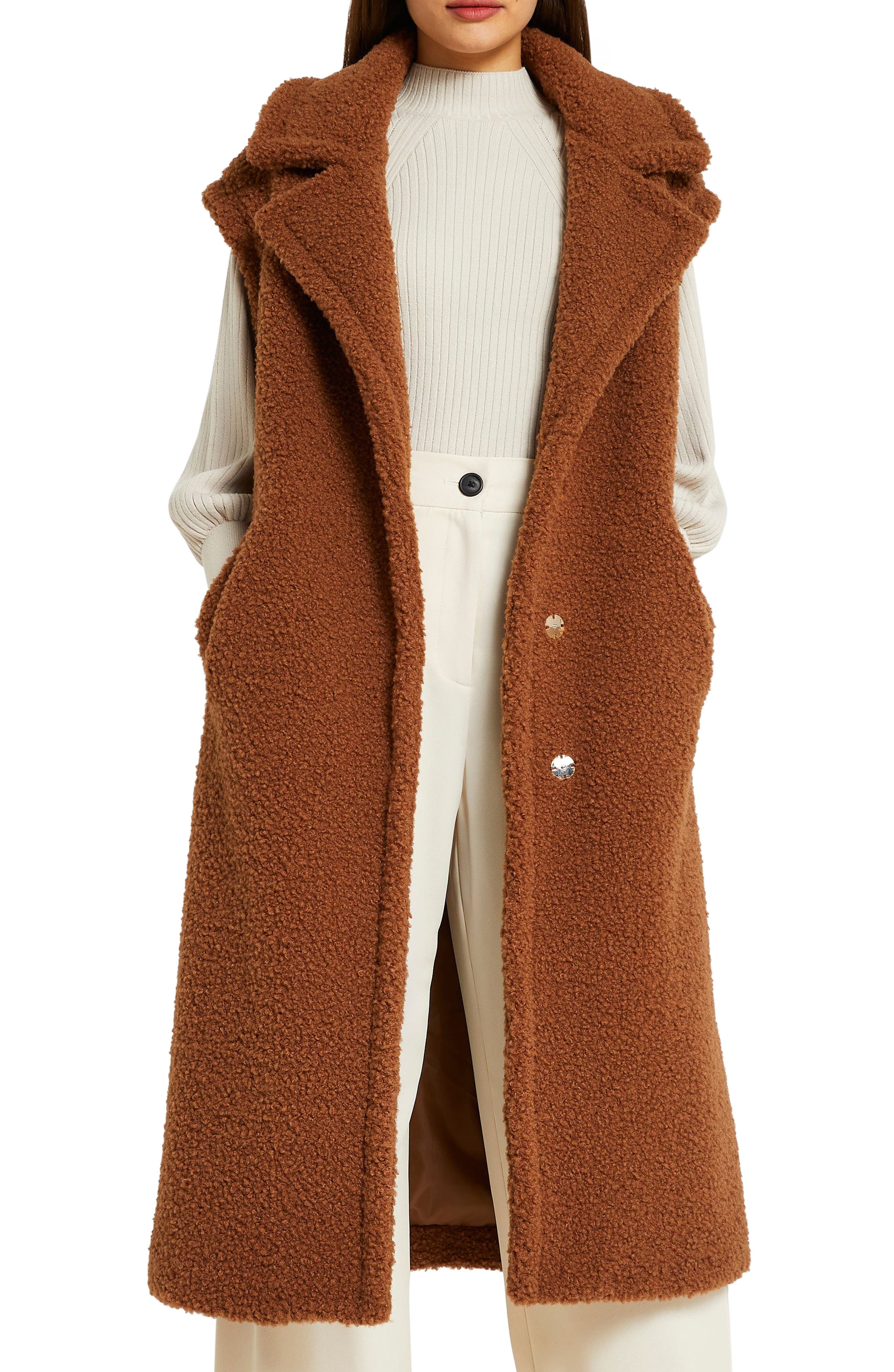 river island shearling