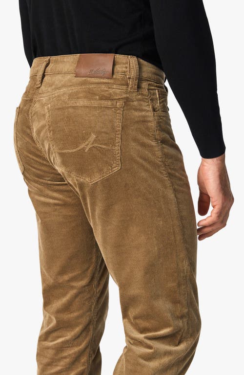 Shop 34 Heritage Charisma Relaxed Fit Stretch Corduroy Pants In Tobacco Cord