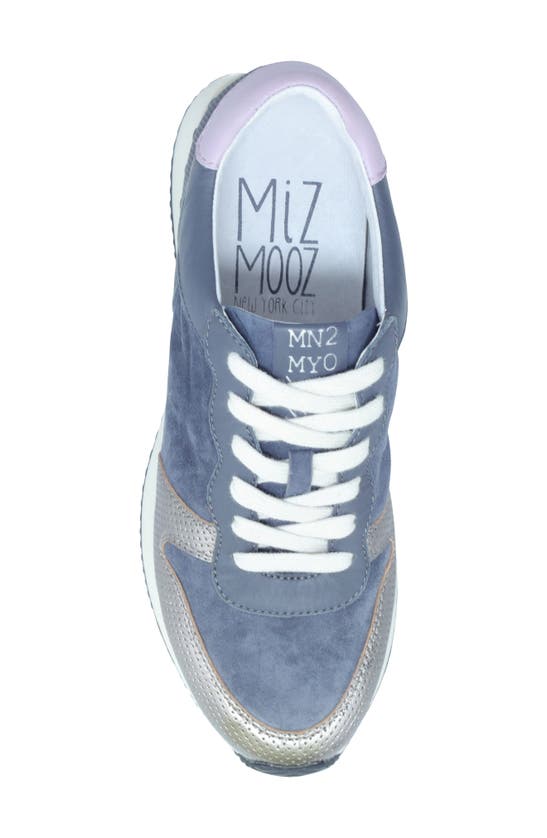 Shop Miz Mooz Rialto Mixed Media Sneaker In Slate