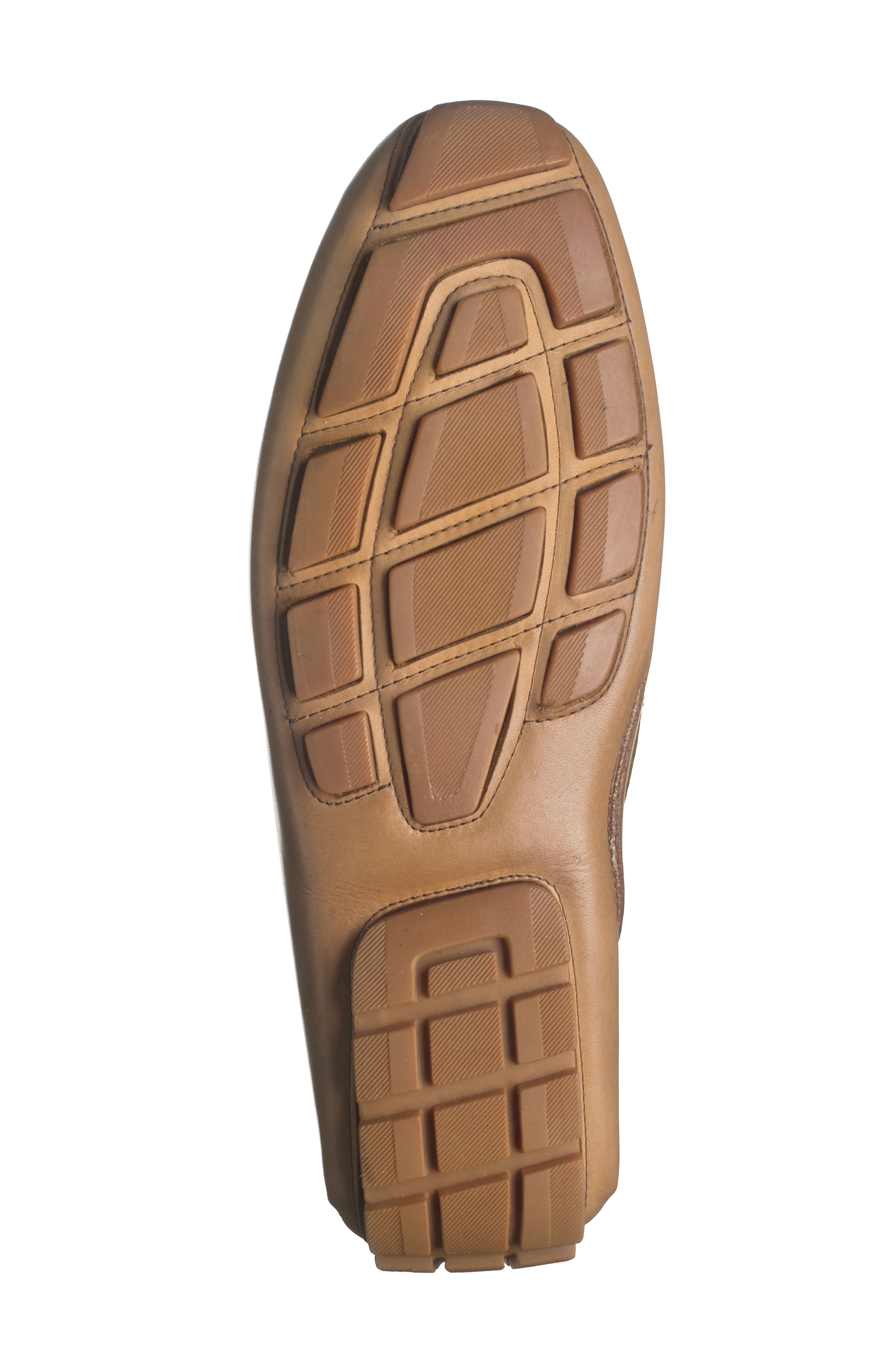 Donald Pliner Woven Leather Driver In Sand