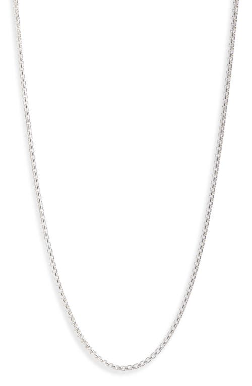 Flatiron Sterling Silver Chain Necklace