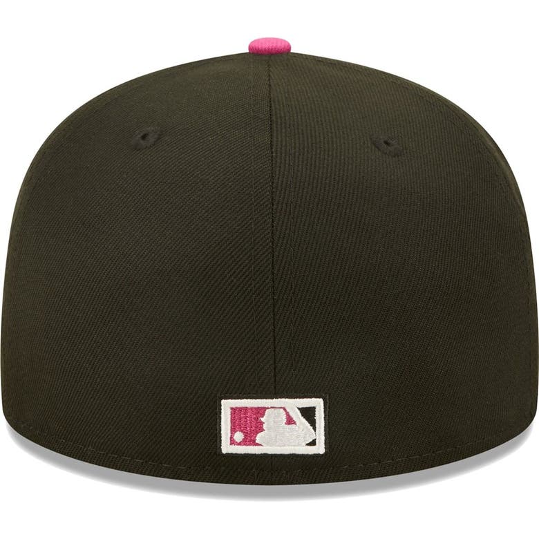 New Era Black/pink Los Angeles Angels 40th Season Passion 59fifty