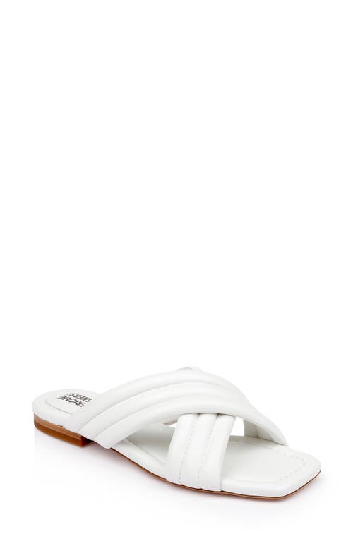 American Designers Junction Slide Sandal in Unbleached (White)