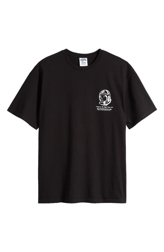 Shop Billionaire Boys Club In Clouds Cotton Graphic T-shirt In Black