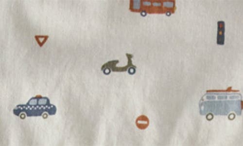 Pehr Follow Me Elephant Organic Cotton Hooded Towel In Rush Hour