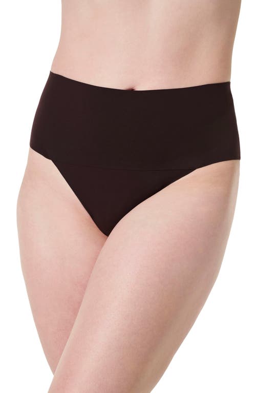 Shop Spanx ® Undie-tectable Thong In Truffle Brown