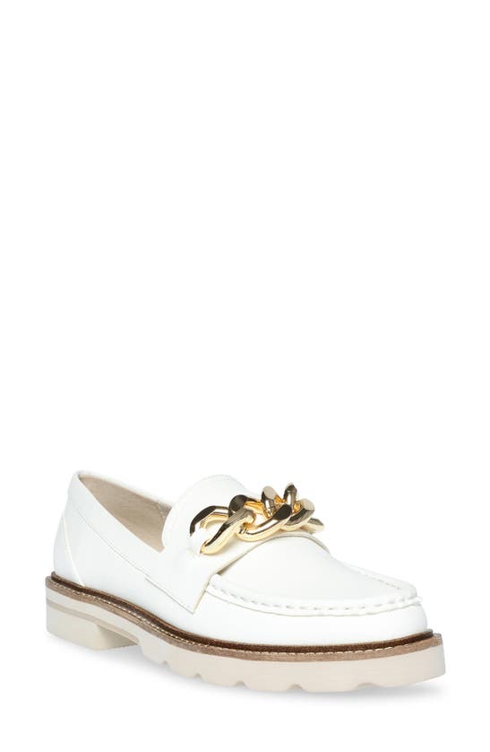 Anne Klein Edie Platform Loafer In White