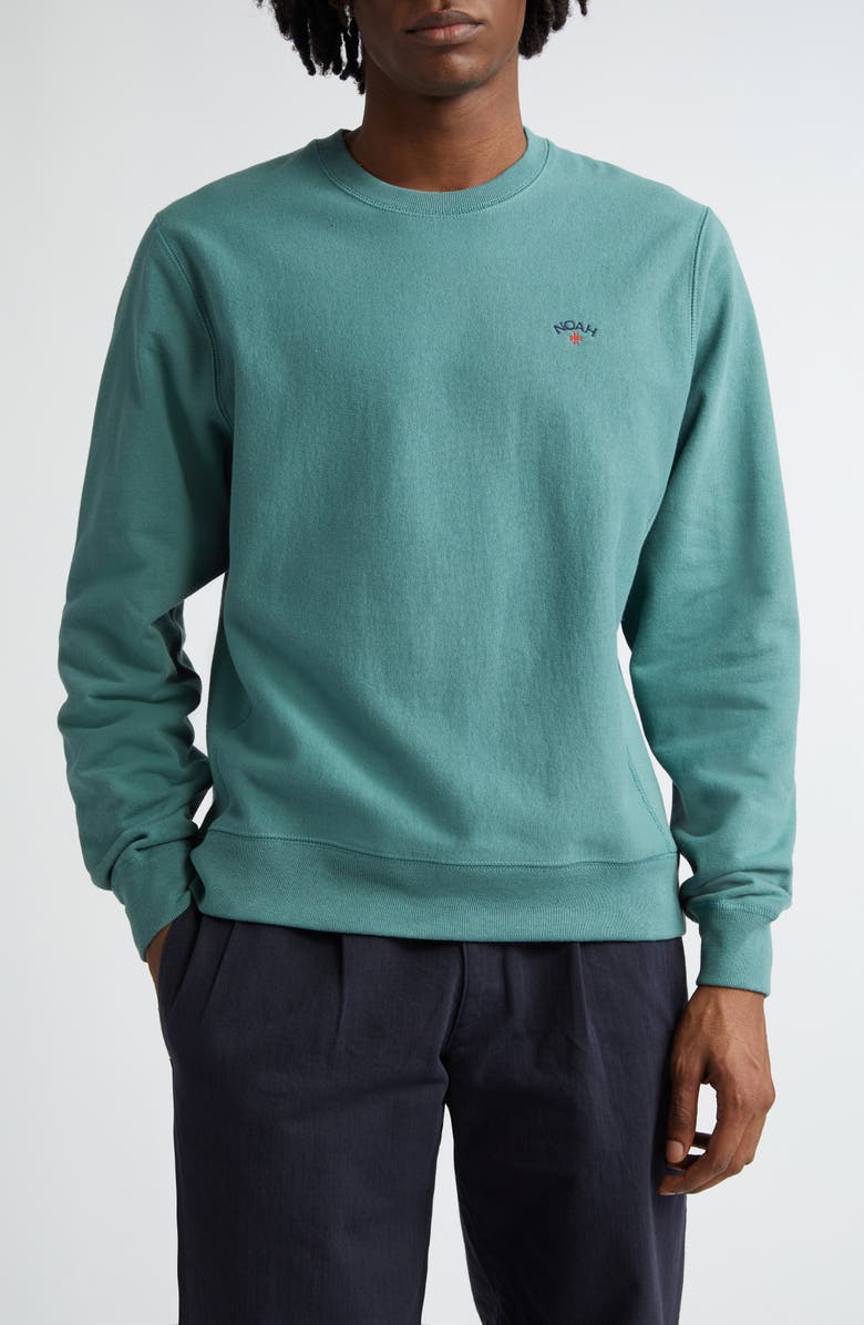 Noah Classic Cotton French Terry Crewneck Sweatshirt, Main, color, 