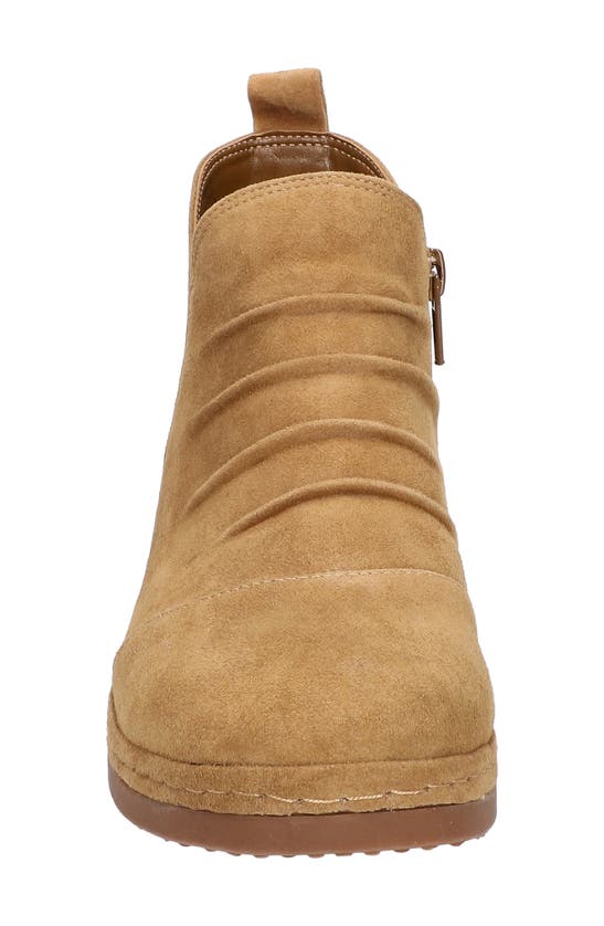 Bella Vita Raquel Womens Suede Ankle Boots In Cognac Leather