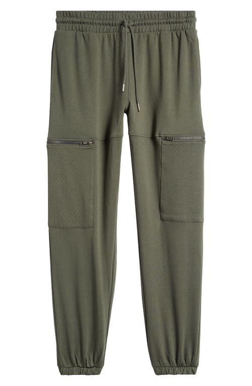 ASOS DESIGN Tapered Pull-On Cargo Joggers in Dark Green