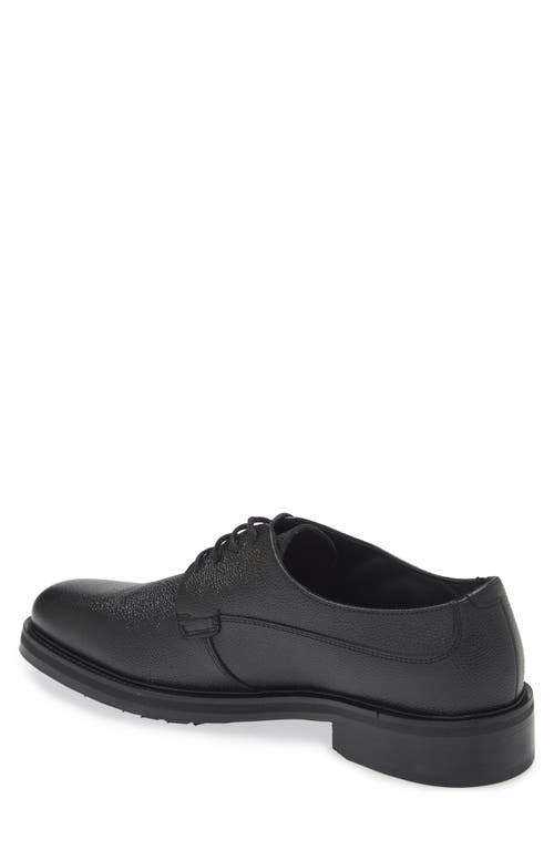 Hugo Boss Boss Larry Leather Derby In Black