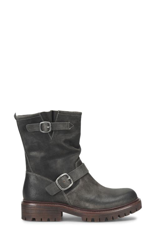 Söfft Amberlynn Water Resistant Moto Boot In Carbon Grey