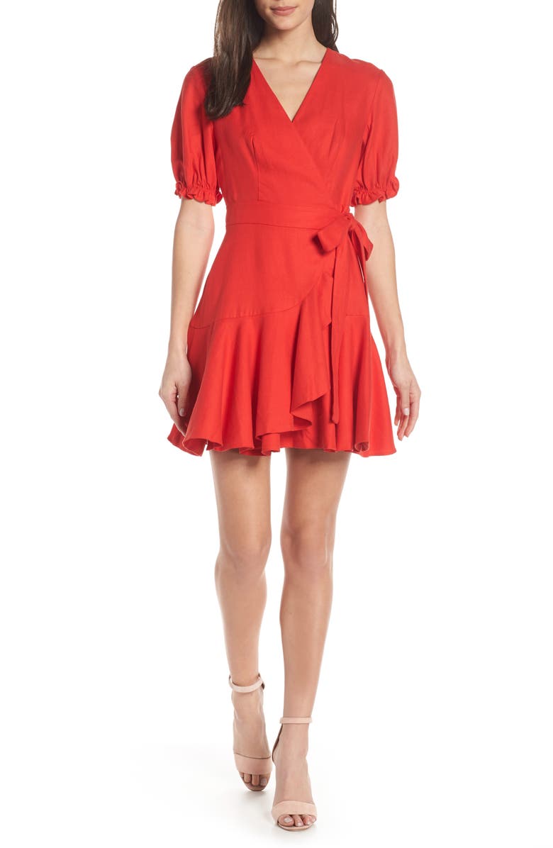 Finders keepers aranciata wrap dress shop