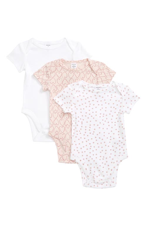 Nordstrom Assorted 3-Pack Bodysuits in Heart Pack
