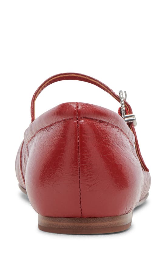 Shop Dolce Vita Reyes Mary Jane In Red Crinkle Patent