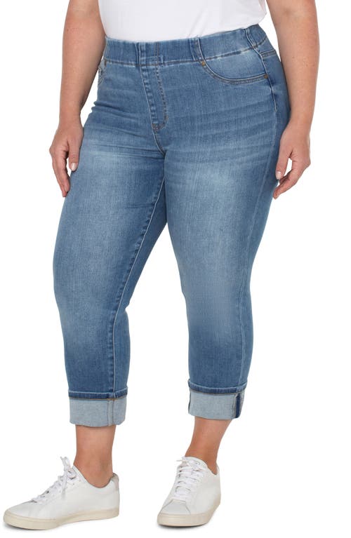 Liverpool Los Angeles Chloe Wide Cuff Crop Jeans In Canyonlands