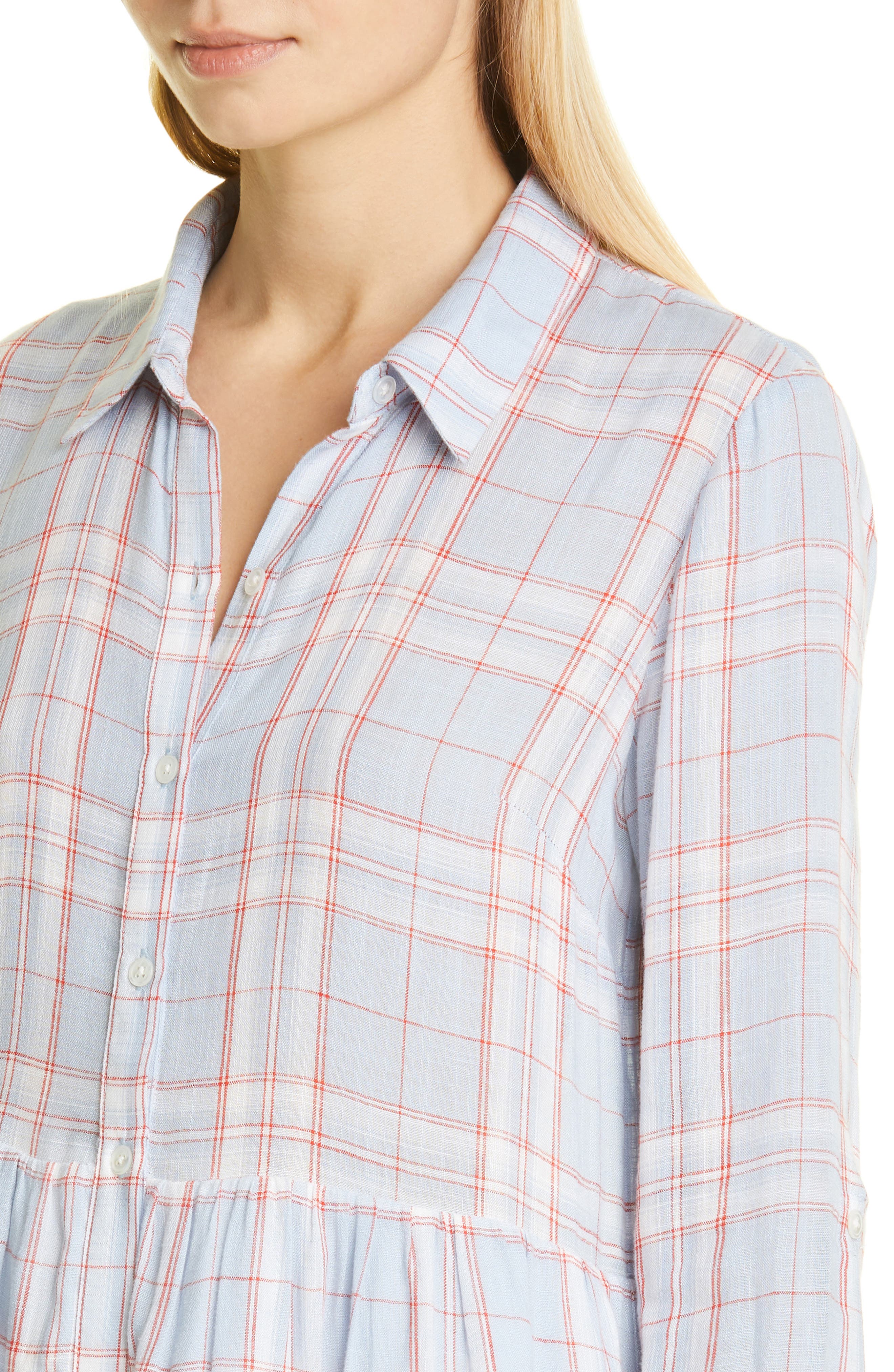 Veronica Beard Jemila Plaid Shirtdress 