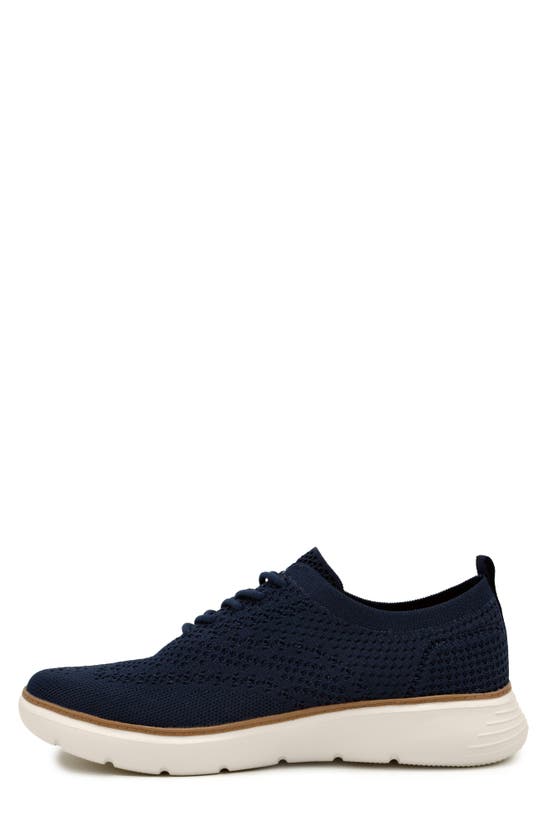 Delo Go Green Mesh Sneaker In Navy
