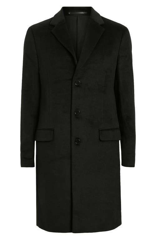 Shop Allsaints Hal Longline Coat In Black