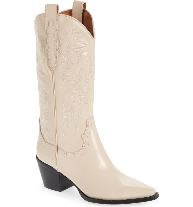 Jeffrey Campbell Dagget Western Boot: Natural Leather