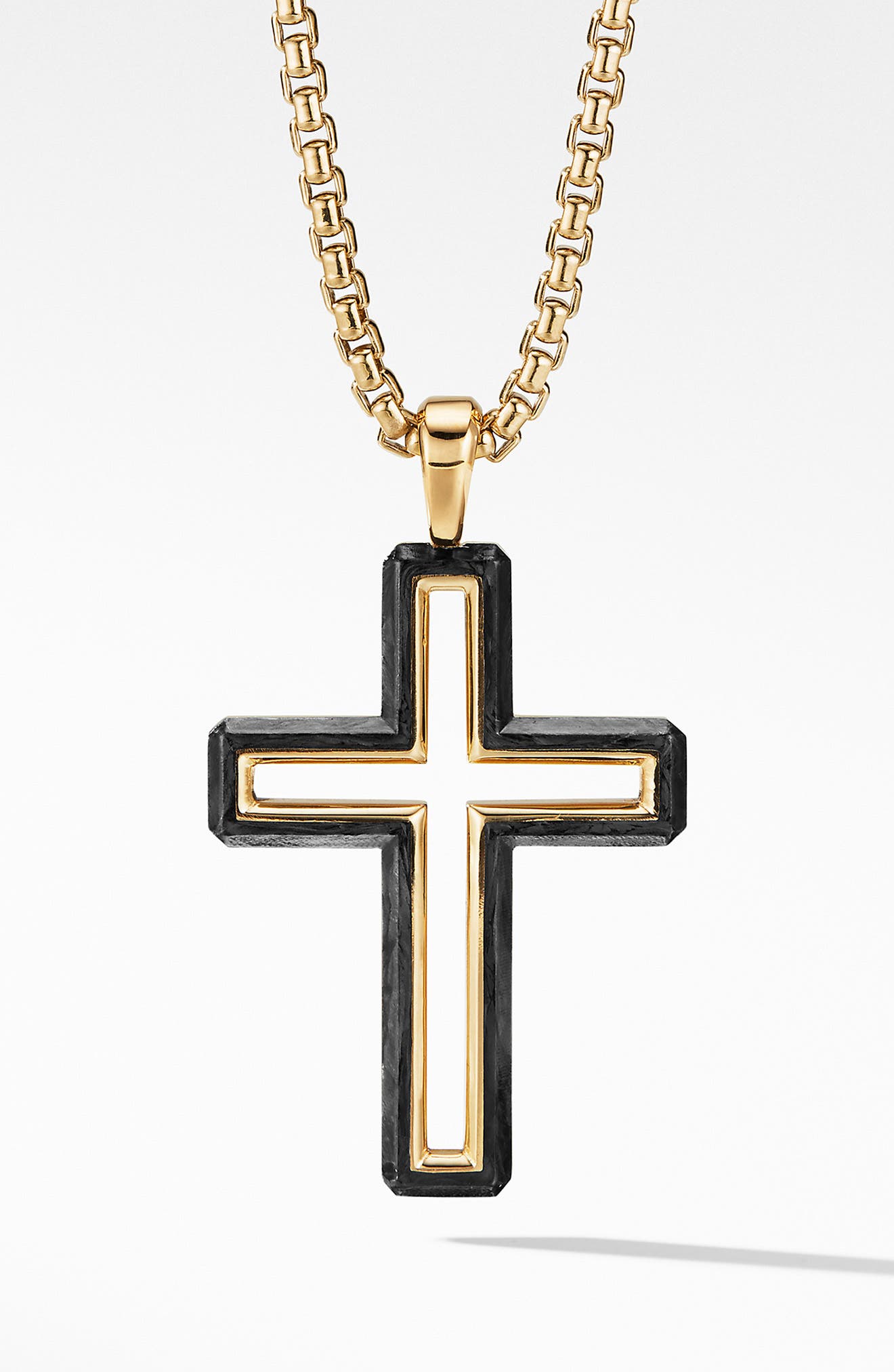 david yurman forged carbon cross