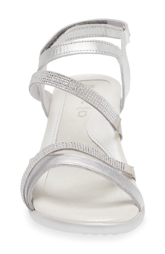 Naot Innovate Sandal In Soft Silver Leather