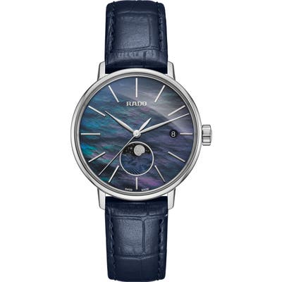 Rado Coupole Classic Leather Strap Watch,