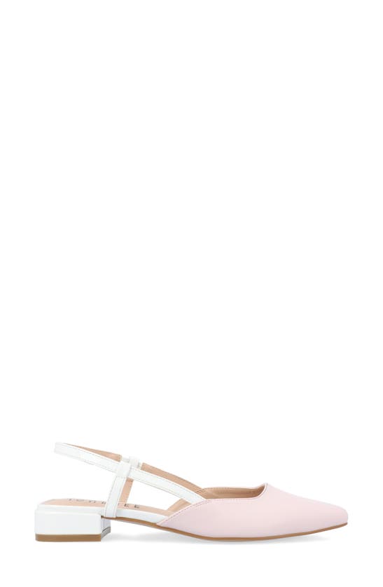 Journee Collection Paislee Slingback Pump In Pink
