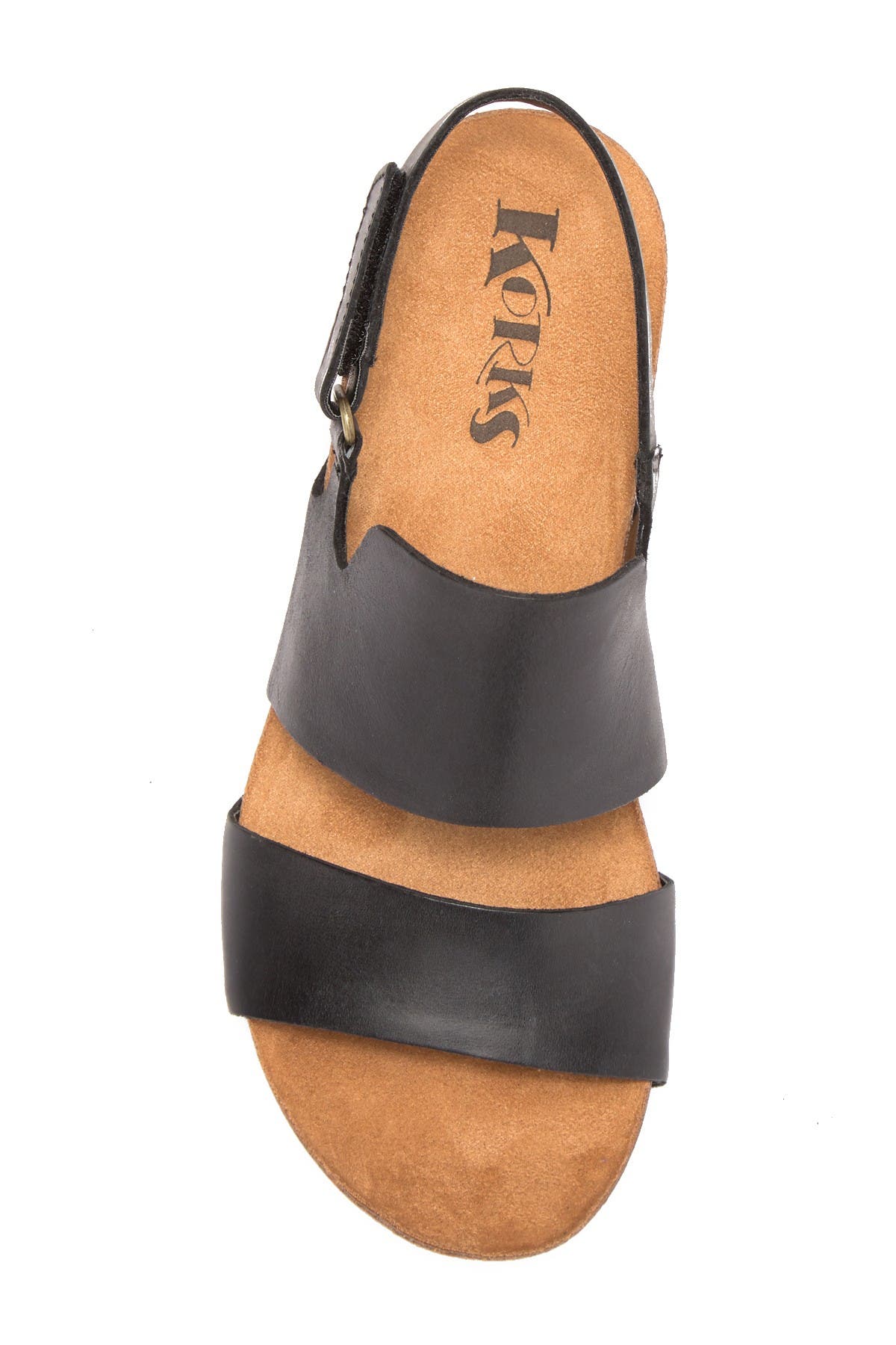 KORKS | Yanidel Leather Wedge Sandal 