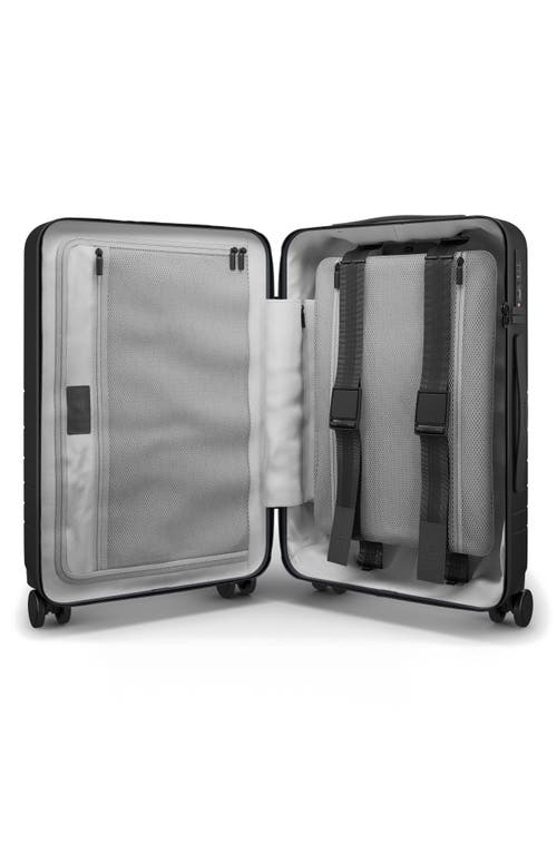 Monos 23-inch Hybrid Spinner Carry-on In Midnight Black