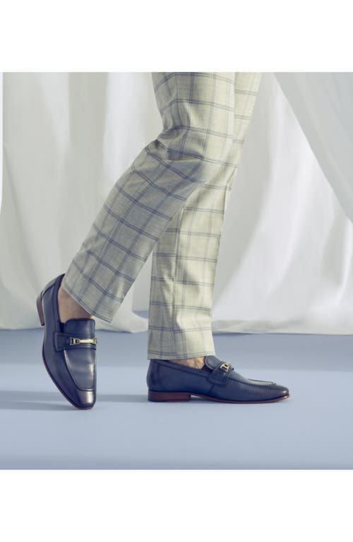 Shop Stacy Adams Glendon Moc Toe Loafer In Blue