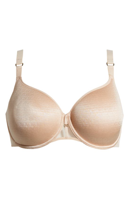 Shop Chantelle Lingerie Monogram Underwire T-shirt Bra In Beige Blush-1n