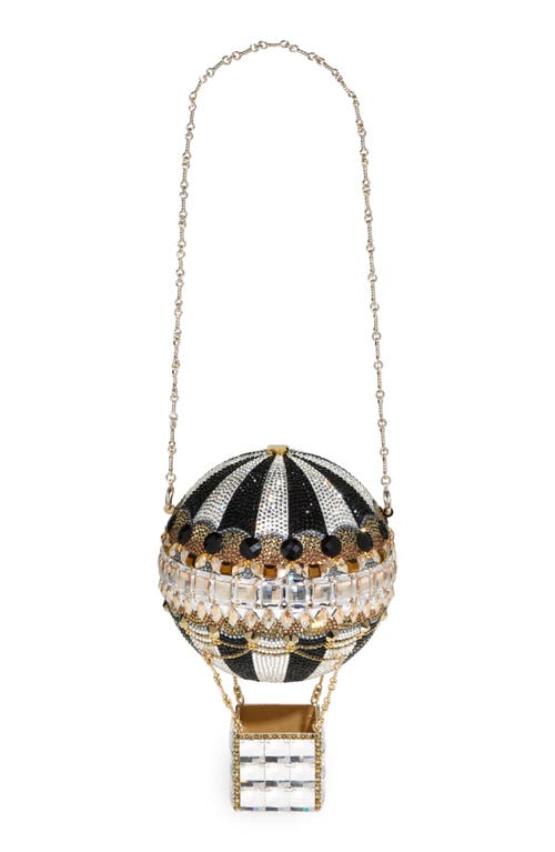 Shop Judith Leiber Couture Hot Air Balloon Crystal Embellished Clutch In Rozier Black