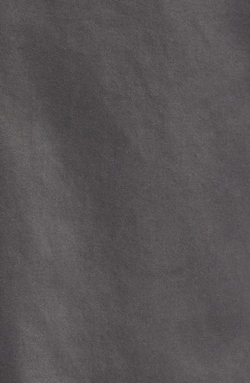 Johnston & Murphy Straight Leg Stretch Pima Cotton Pants In Dark Charcoal