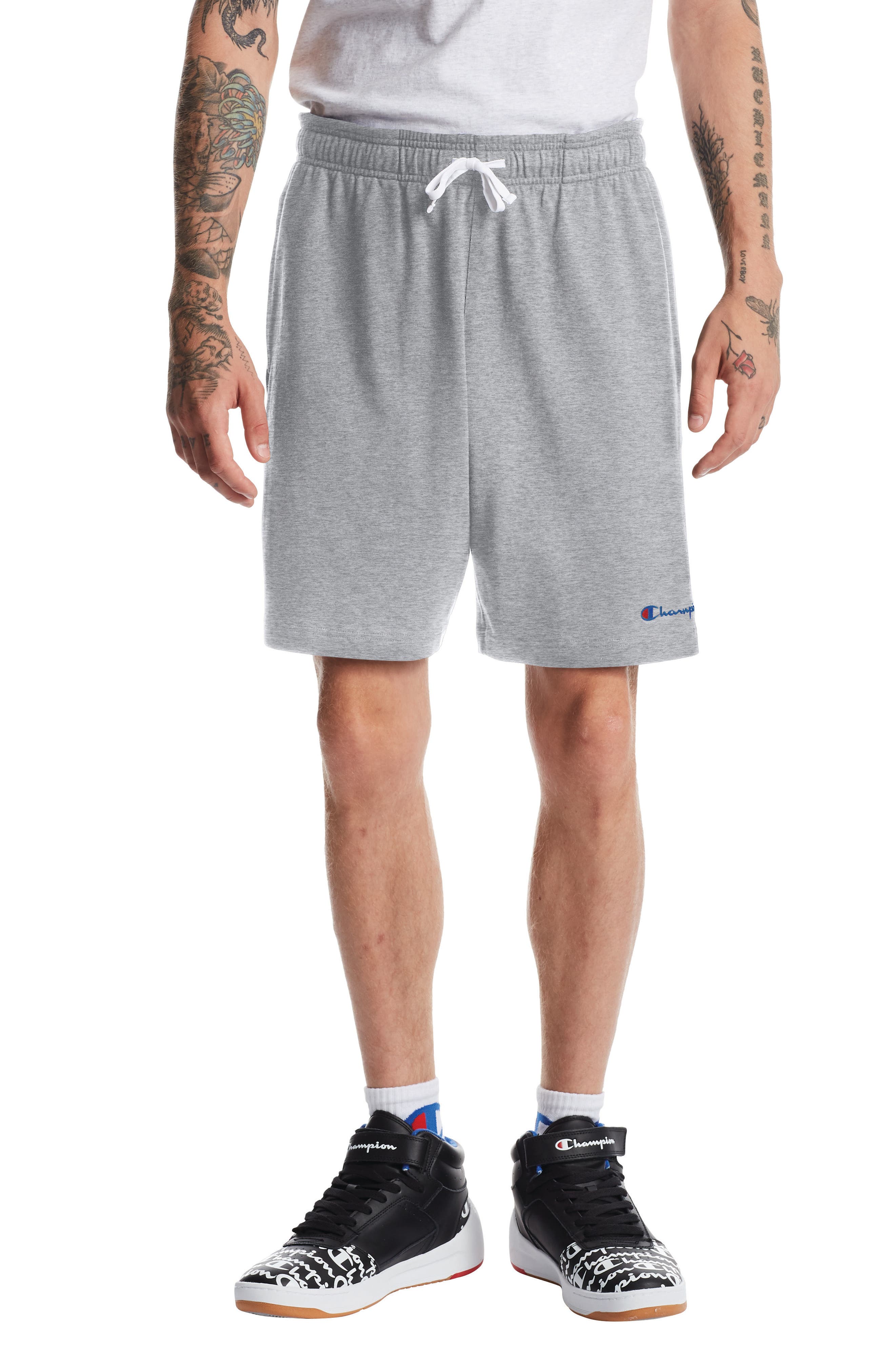 champion script jersey short