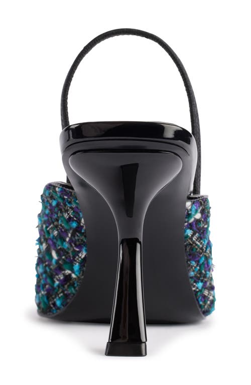 Karl Lagerfeld Paris Keera Slingback Pump In Multi/black