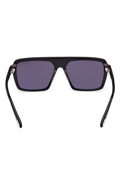 Tom Ford Eyewear Vincent Pilot-frame Sunglasses In Black