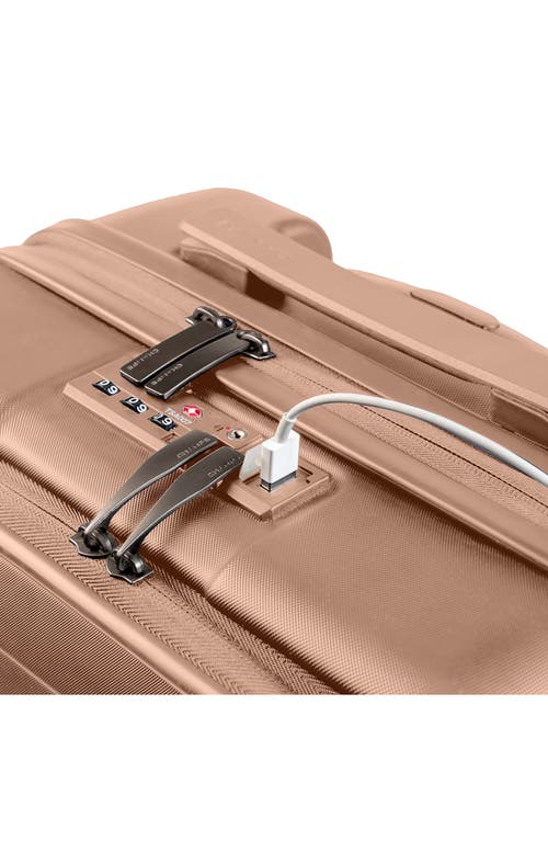 Champs Tech 2-piece Wheeled Luggage Set In Rose Gold