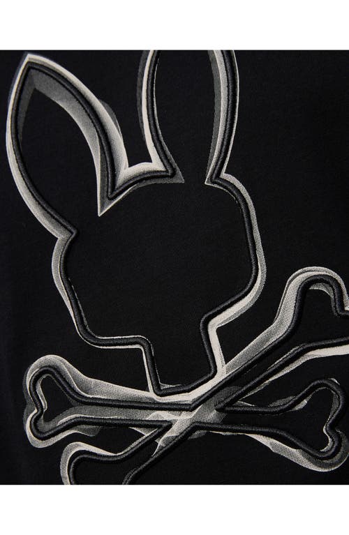 Shop Psycho Bunny Vincent Pima Cotton Graphic T-shirt In Black