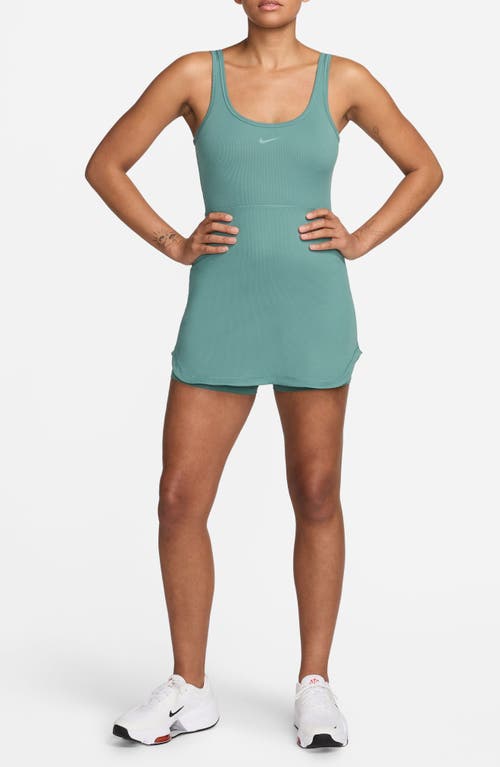 Nike One Dri-fit Dress In Bicoastal/vapor Green/white