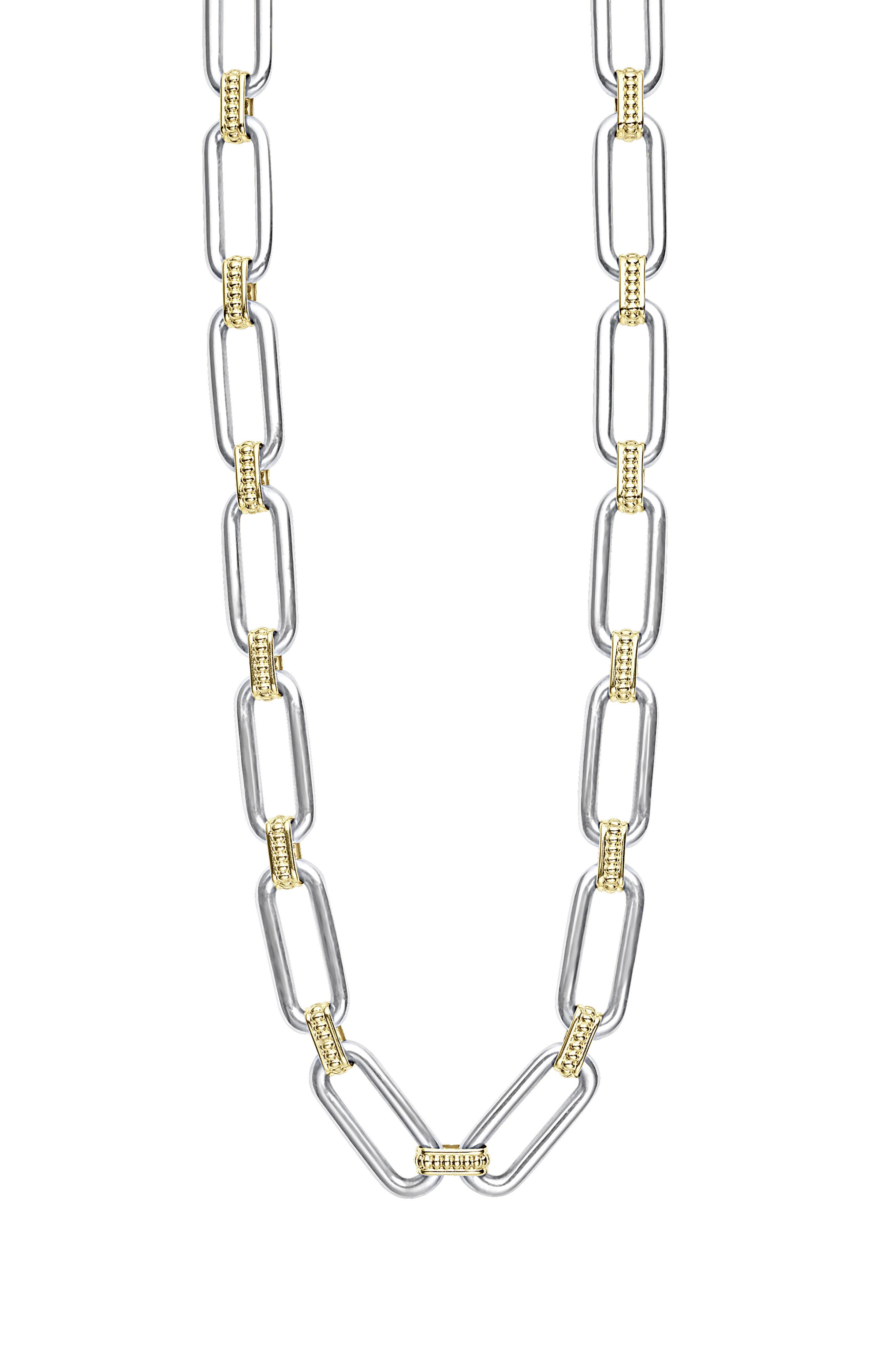 two tone gold necklace chain