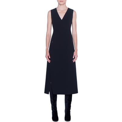 Akris Double Face Wool Midi Dress