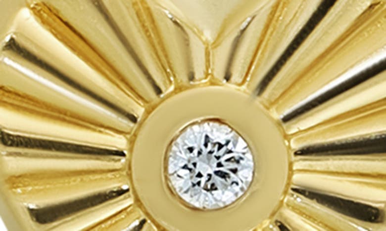 Bony Levy Diamond Heart Stud Earrings In 18k Yellow Gold