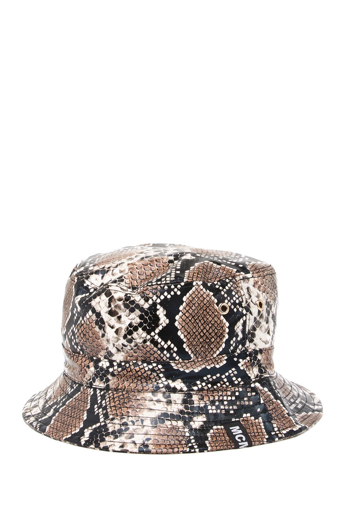 snake print bucket hat